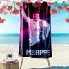 Asciugamano da Spiaggia Stella Kylian Mbappé, Asciugamano Grande Morbido Asciugatura Rapida per Spiaggia Campeggio Nuoto