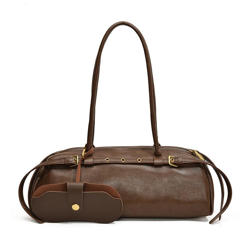 Pu Small Shoulder Bag For Women With Zipper Closure And Large Capacity For Daily Use