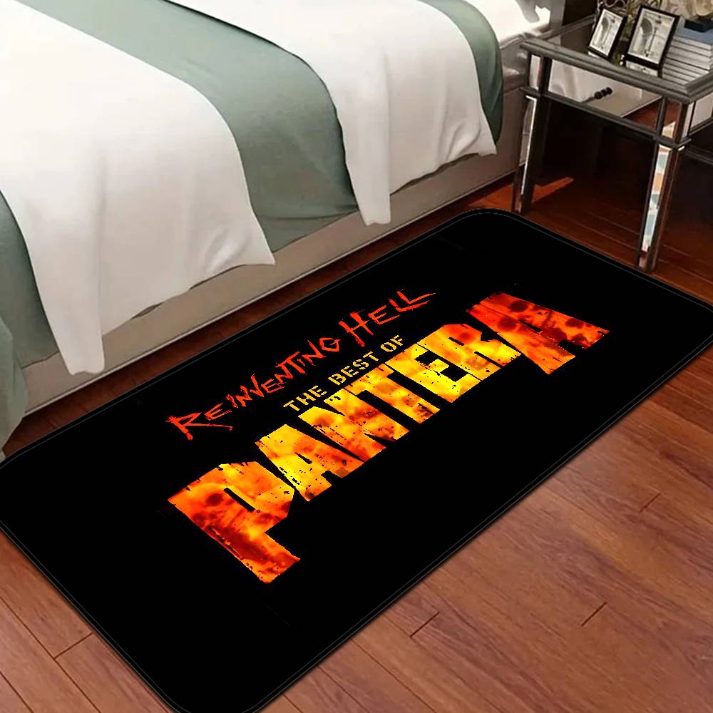 Band P-Pantera Bathroom Mat Kids Room Bedroom Decoration Balcony Anti-Slip Doormat Living Room Welcome Rug