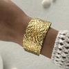 Vintage Stainless Steel Metal Shell Starfish Bracelet for Women Gold Color Open Cuff Bangle Bracelet Bohemia Beach Party Jewelry