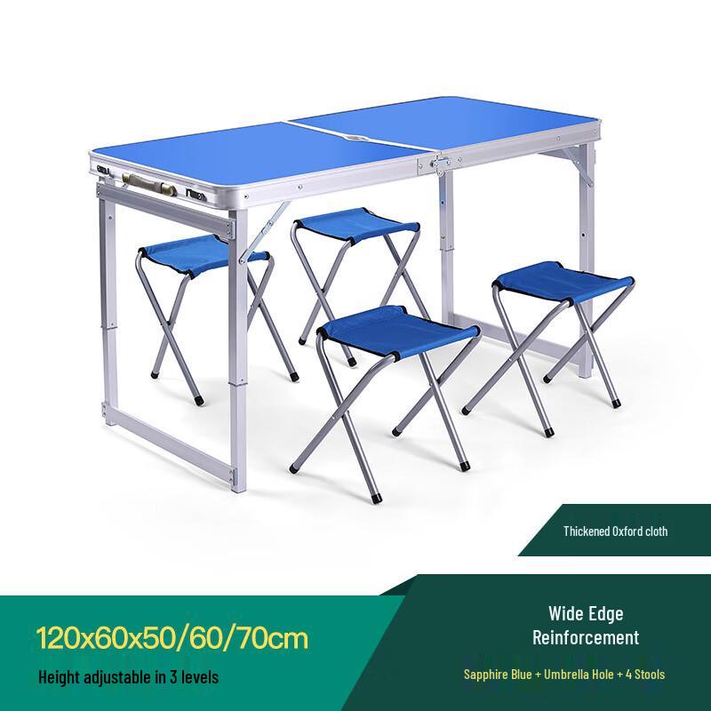 OEING Portable Aluminum Folding Table Set