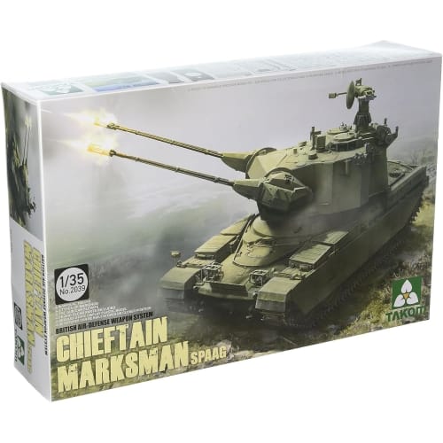 

TAKOM 1/35 British Anti-Aircraft Tank Chieftain Marksman Plastic Model Kit TKO2039