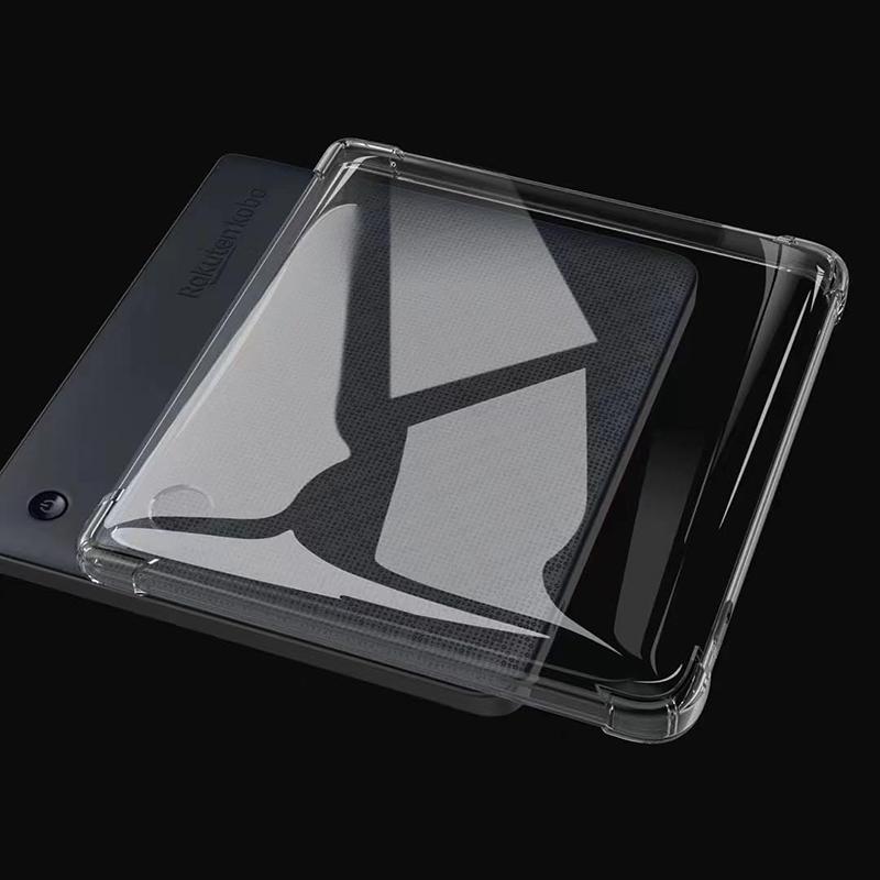 

For Kobo Libra 2 Case Transparent Anti-drop Four Corner Tablet Cover A