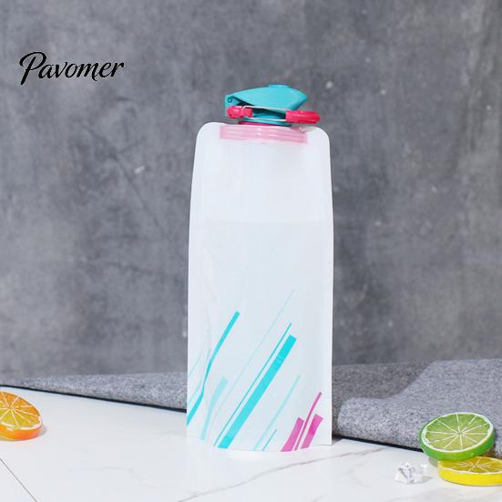 Lightweight Water Bag Foldable Food Grade BPA Free Portable Bottle Heat-Resistant Flexible Collapsible Camping Supplies