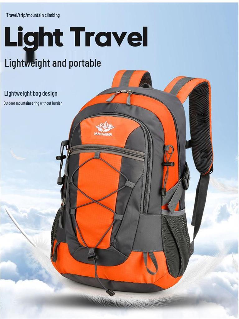 Large Capacity Lightweight Hiking & Mountaineering Backpack for Outdoor & Fitness Travel
