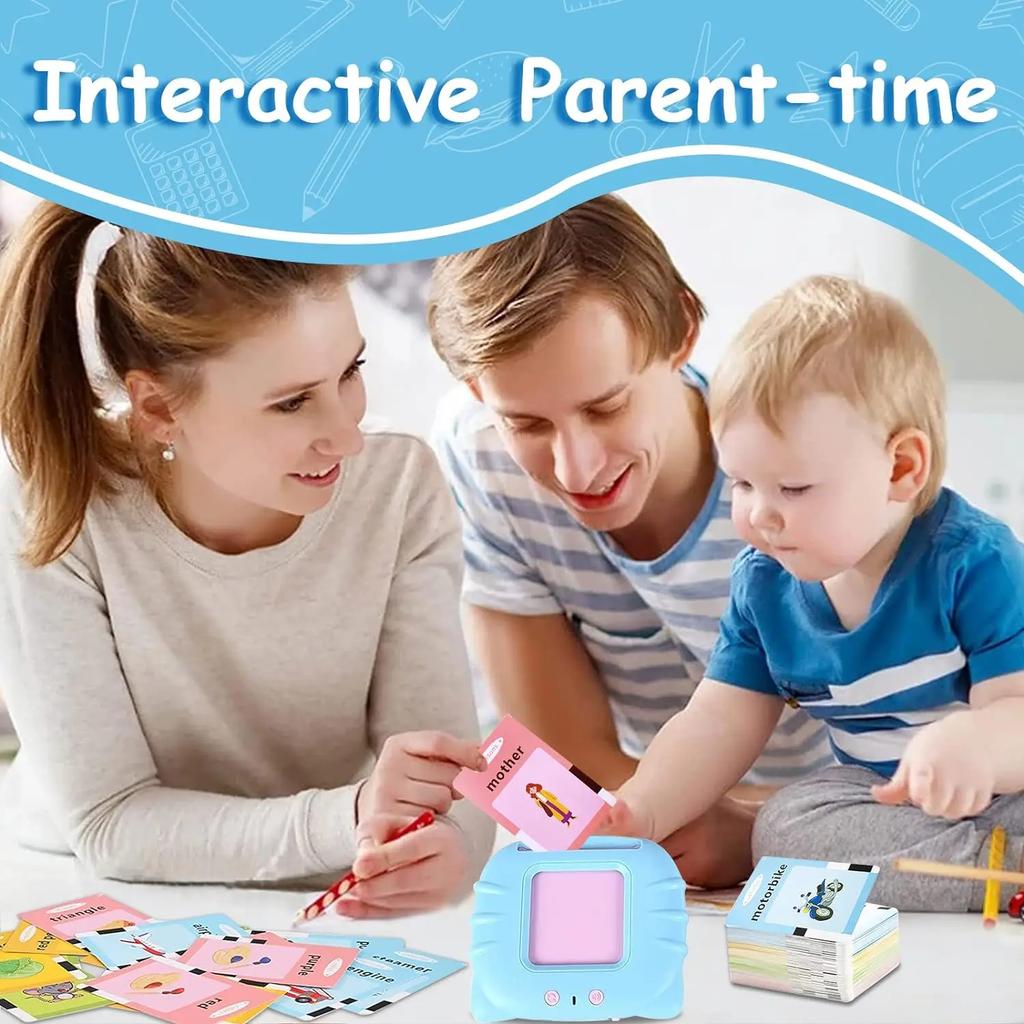 Early Education Flash Card Machine Learning Talking Language English Electronic Audio Book Toy Children Birthday Gift
