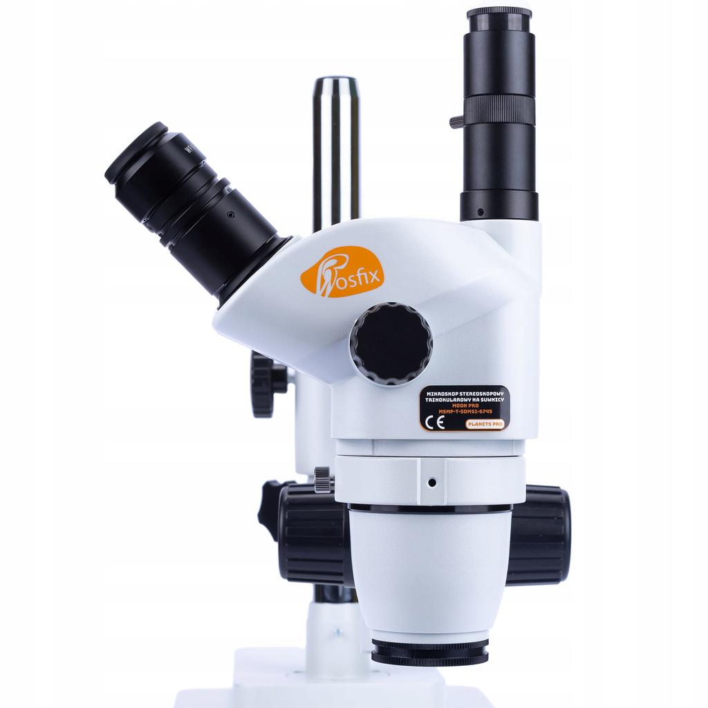 Rosfix Zestaw Mikroskopowy Moon Pro MSMP-T-SDMS1-6745 – Trinokularowy Mikroskop Z Kamerą 1080P | Oświetlacz LED | Wyświetlacz 8 Cali