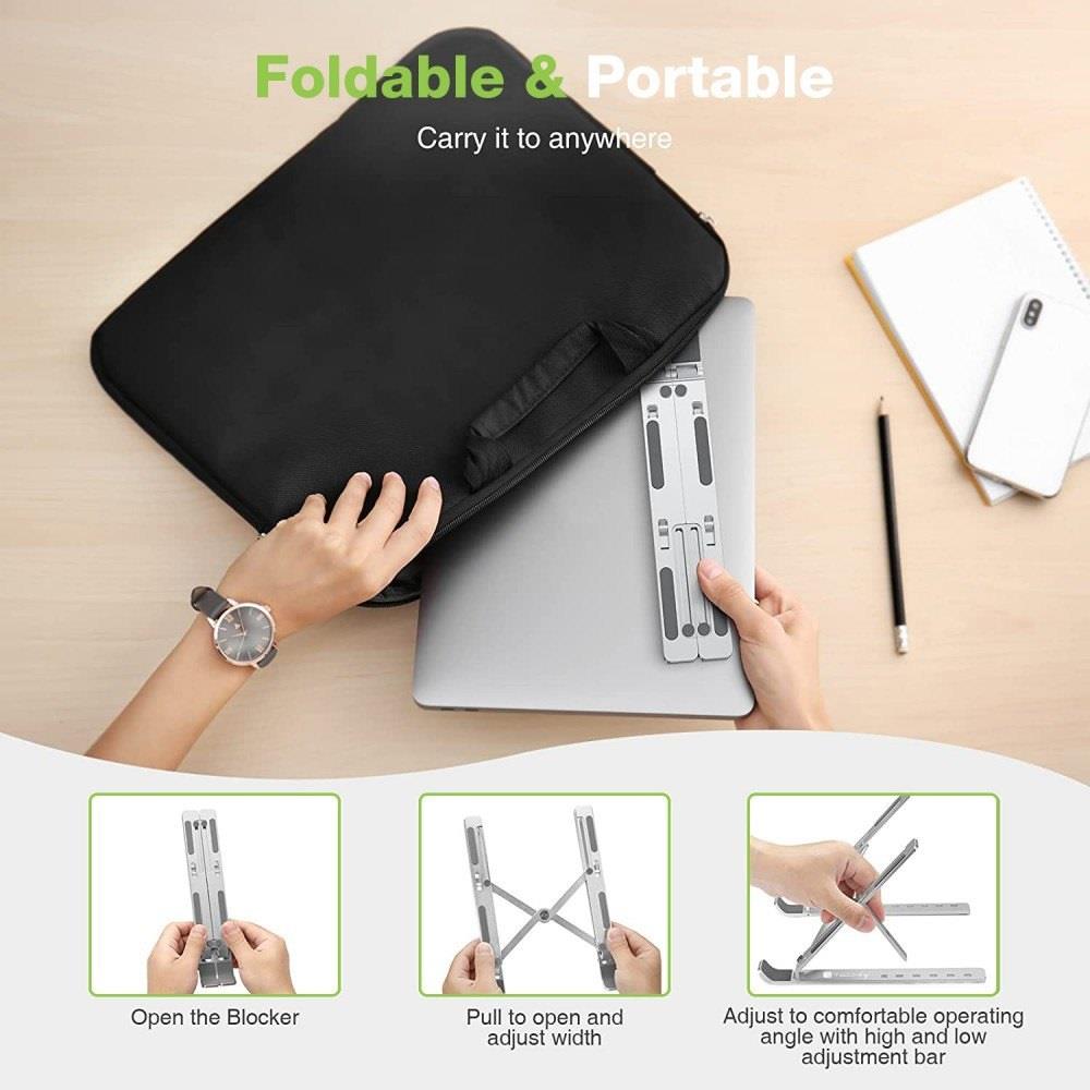 Podstawka Do Notebooka Techly Składana, Regulowana