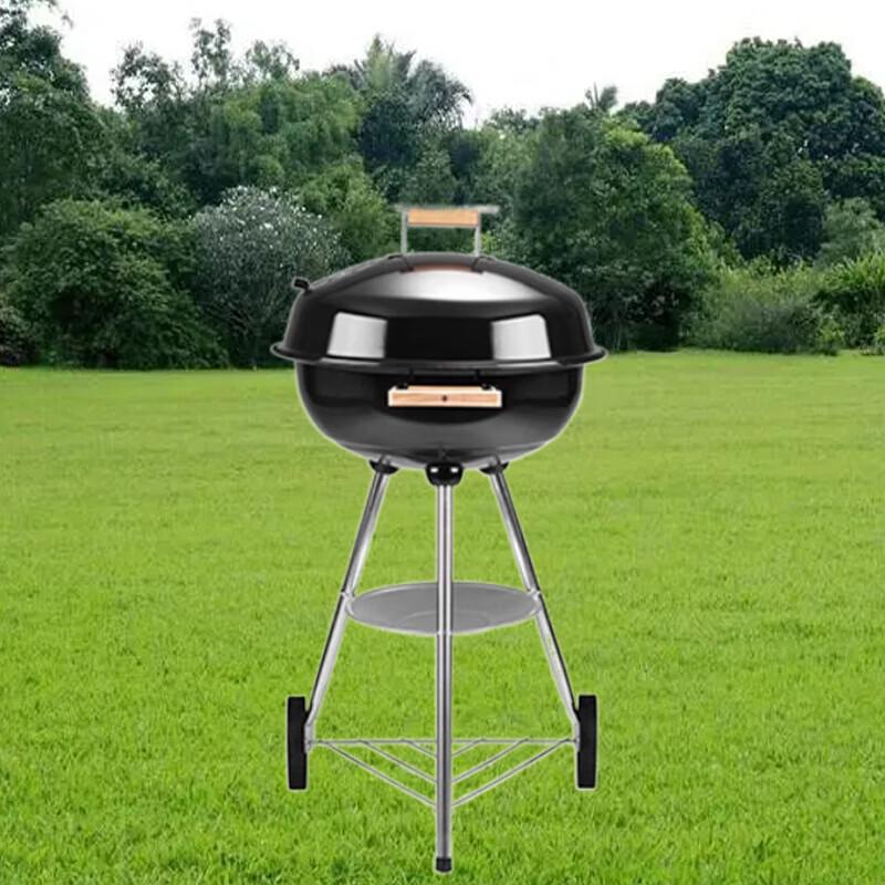 Beifu Outdoor Portable Charcoal BBQ Grill with Braising Function