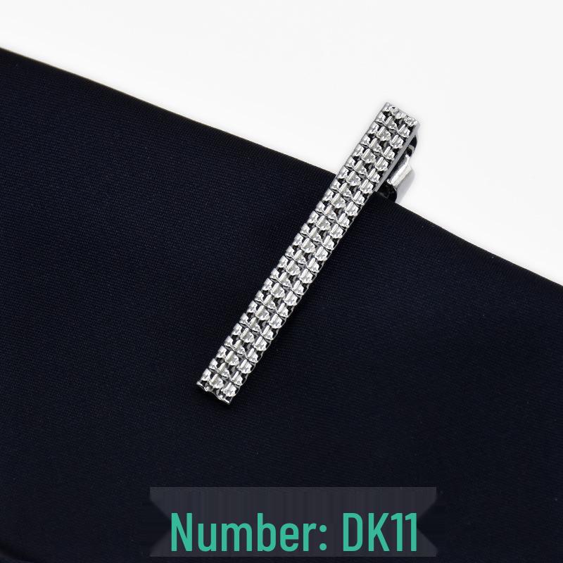 Men's 4cm Korean Style Silver Tie Clip - Suit & Shirt Accessory