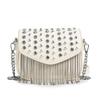 Exquisite Chains Tassel Square Shoulder Bags PU Diamonds Personality High Quality Crossbody Women's Bags 2024 Fashion Hot Trendy