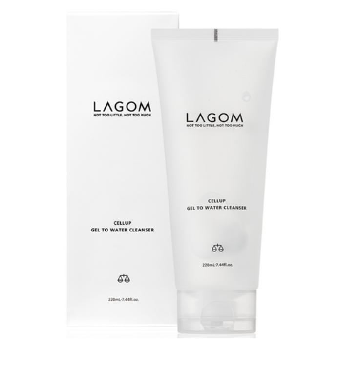 LAGOM Cellup Gel to Water Cleanser 220ml – Gentle Morning Hydrating Cleanser