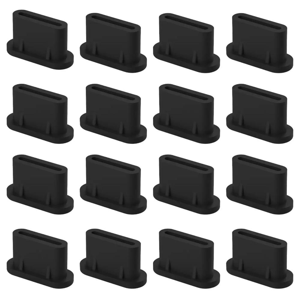 10-50pcs Type-C Silicone Dust Plugs Phone USB Charging Port Protector Cover TypeC Anti-dust Cap for Phones Laptops iPad Earphone2