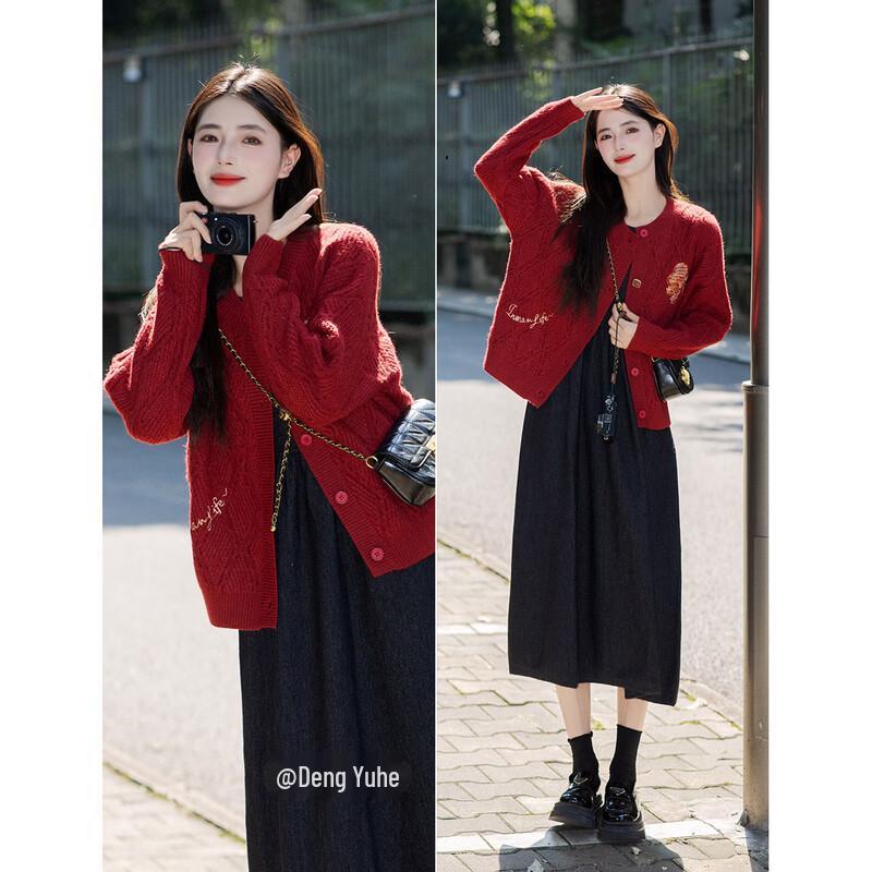 Inman Women's Embroidered Knit Cardigan