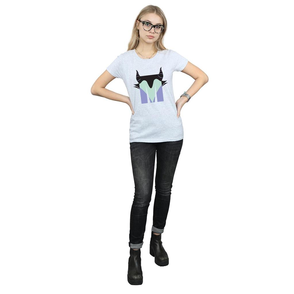 Disney Womens/Ladies Alphabet M Is For Maleficent Cotton T-Shirt