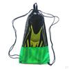 Mesh Drawstring Backpack Bag For Snorkel Scuba Diving Fins Goggles Mask 29"x13"