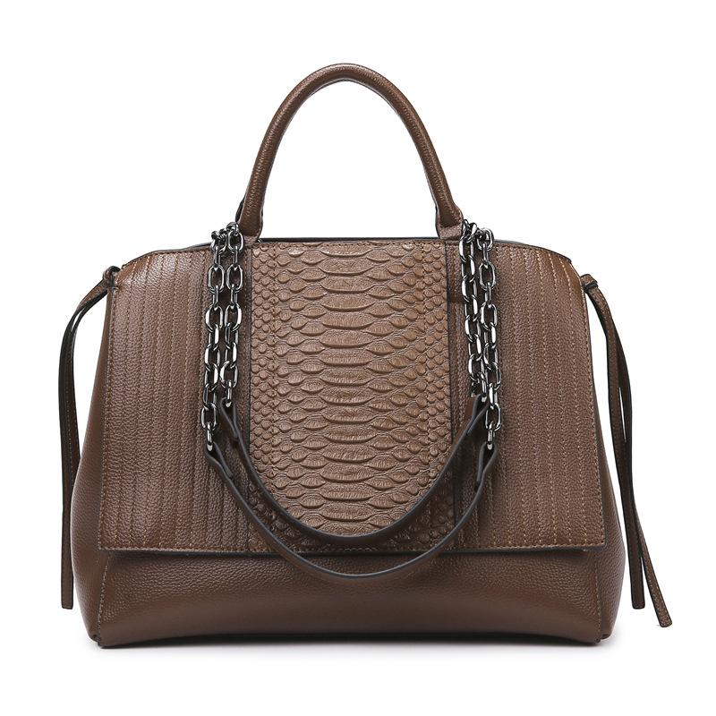 Tote Bag Crocodile Pattern Fashion Texture Bag Women's New Large Capacity Women's Bag Premium Single Shoulder Handbag