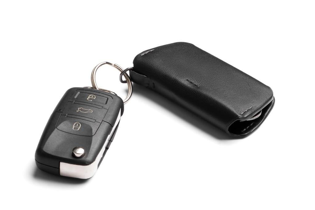 Bellroy Schlüsselhülle Dritte Edition Leder Schlüsseletui für Schlüssel Schwarz – 2-4 -