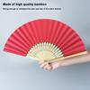 Hand Fan Bamboo Paper Fan Foldable Fans Solid Color Guest Fans DIY Guest Gift for Wedding Birthday Summer Party