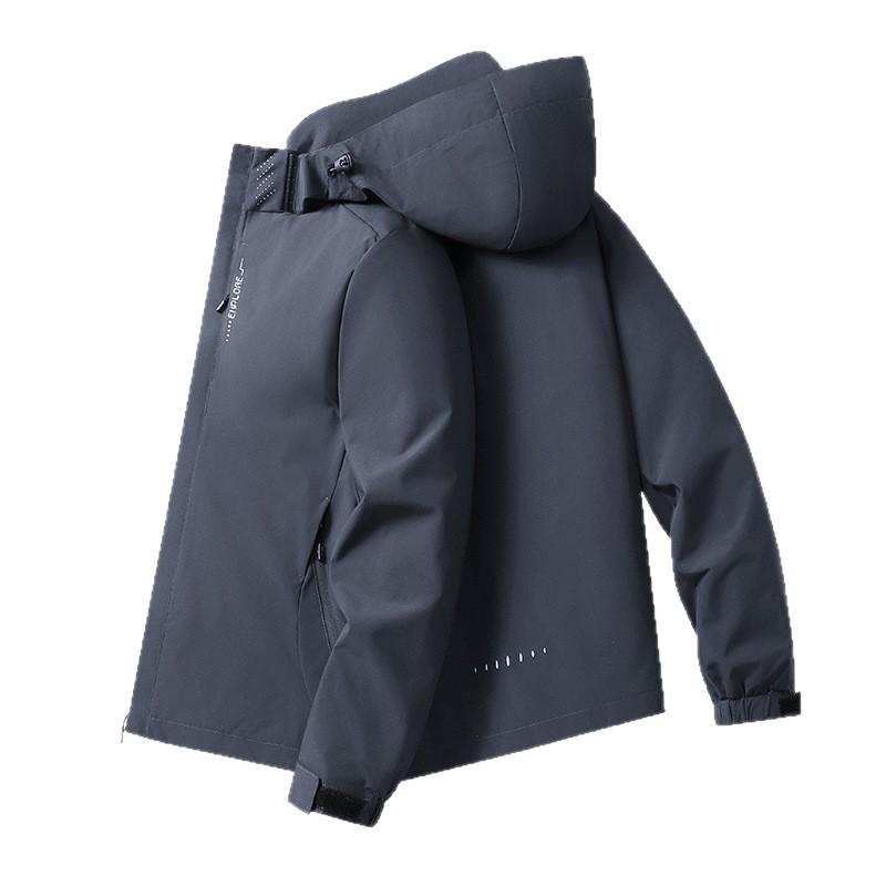 European-Size Men's Spring/Autumn Windbreaker: Casual Outdoor Mountaineering Jacket for Couples.