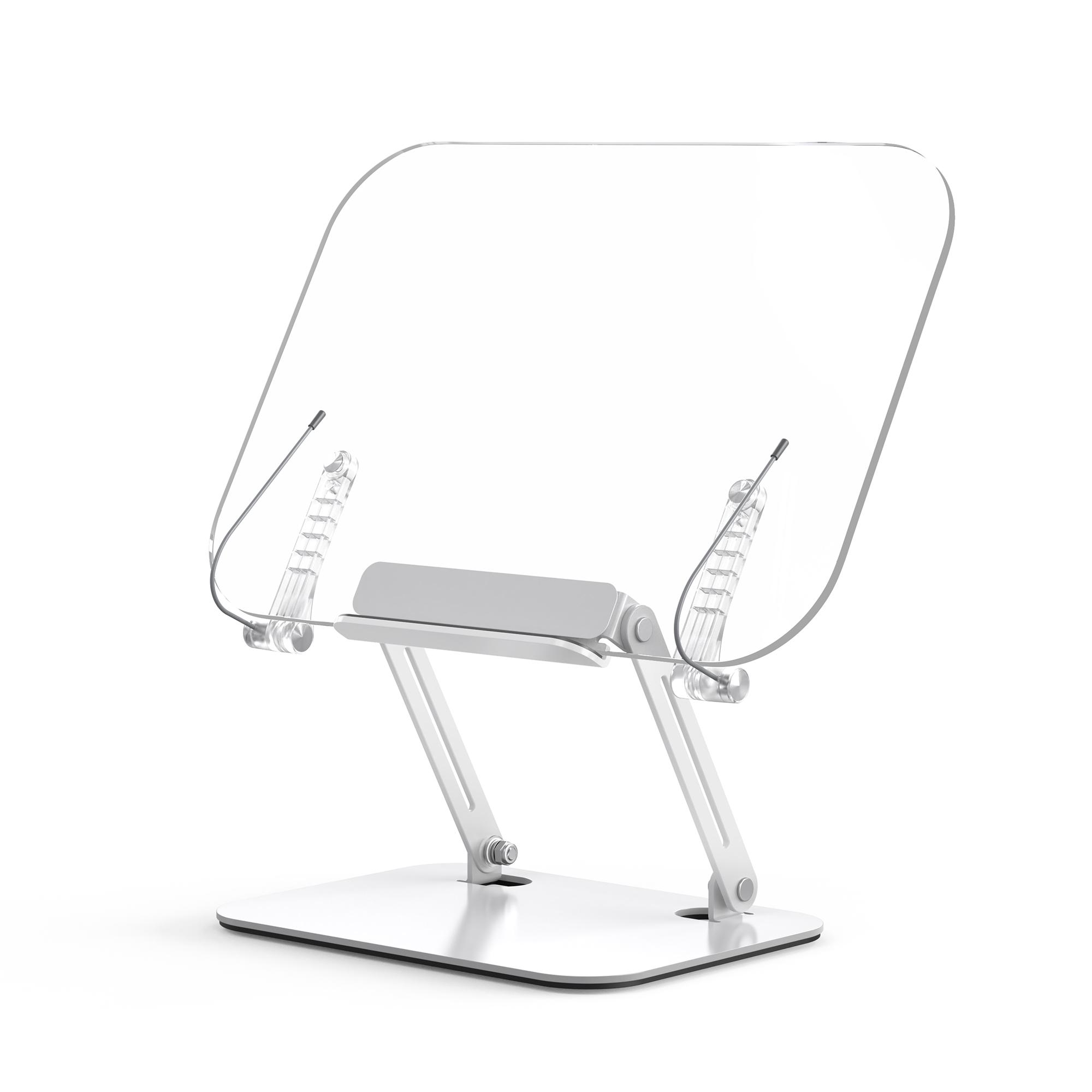 Boneruy R12 Clear Acrylic Bookends Height Adjustable Book Reading Holder Stand Kids and Adults Folding Folding Book Stand чистый