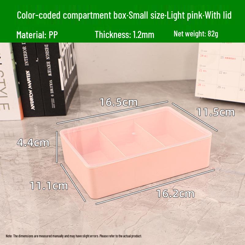 Colorful Desktop Plastic Storage Box for Toys and Art Supplies, Lidless