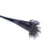 20pcs 15/20/25cm Anti-bite Steel Wire Leader Leashes For Fishing 50LB With Swivel Fishing Lure Accessories Pike Bass