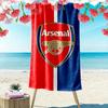 Asciugamano da Spiaggia con Stampa Arsenal Football Club, Asciugamano Grande Morbido ad Asciugatura Rapida per Spiaggia Campeggio Nuoto