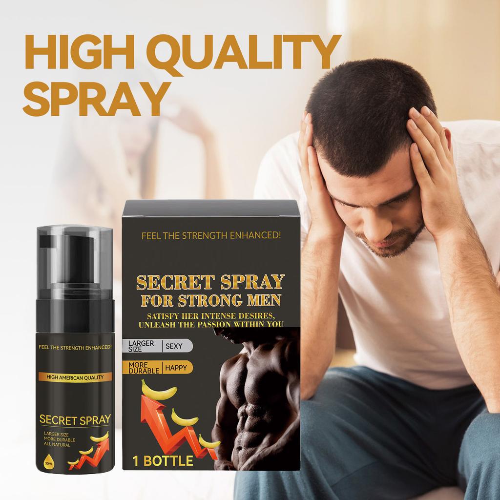 Men's Spray Long Lasting Delay Spray Men's Energy Strength Massage Cream Improve The Quality Of Love And Make Her Love You More 30ml