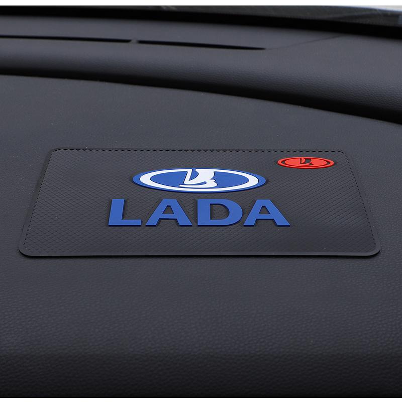 Car Dashboard Non-slip Mat Phone Key Storage Pad Car Accessories For Lada Niva Vesta Samara Granta Kalina Largus Priora Xray