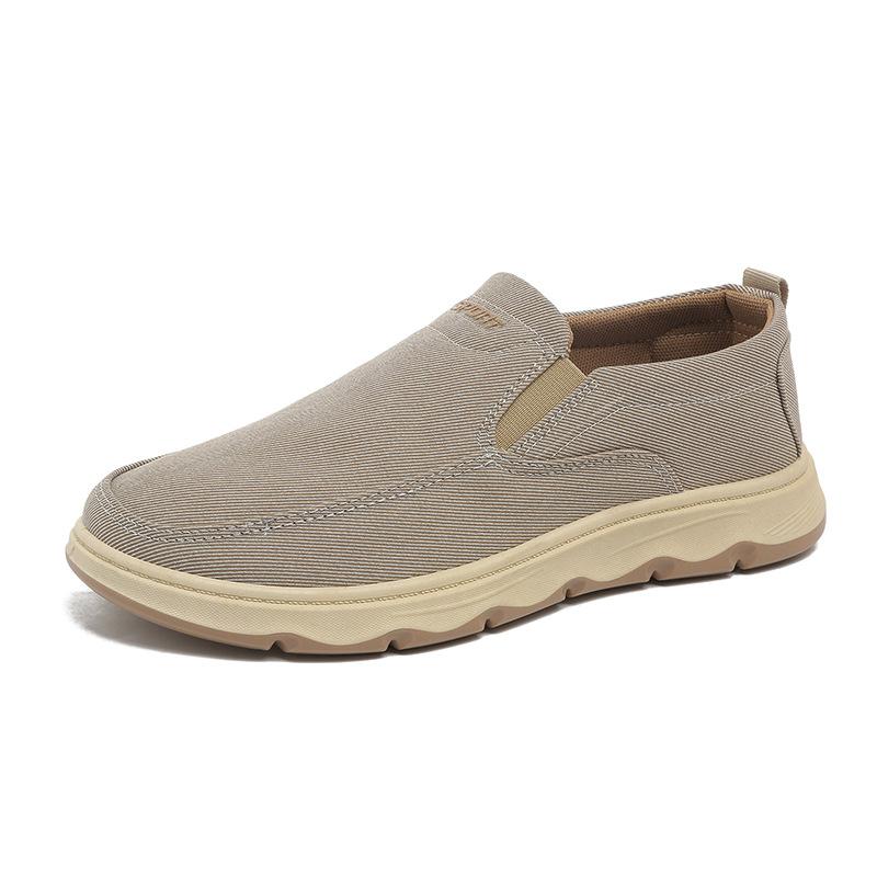New One-pedal Men's Shoes Autumn Breathable New Casual Lazy Cloth Shoes Canvas Shoes Men's