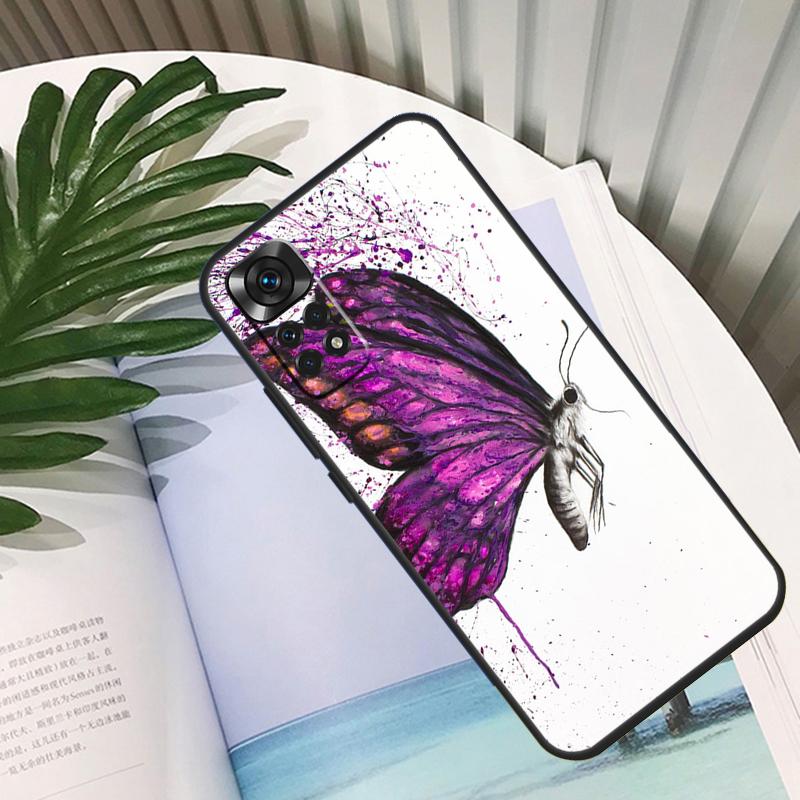 Luxury Butterfly Funda For Xiaomi Redmi Note 14 13 10 11 12 15 Pro Plus Case For Redmi 15C 14C 10C 12C 13C 15