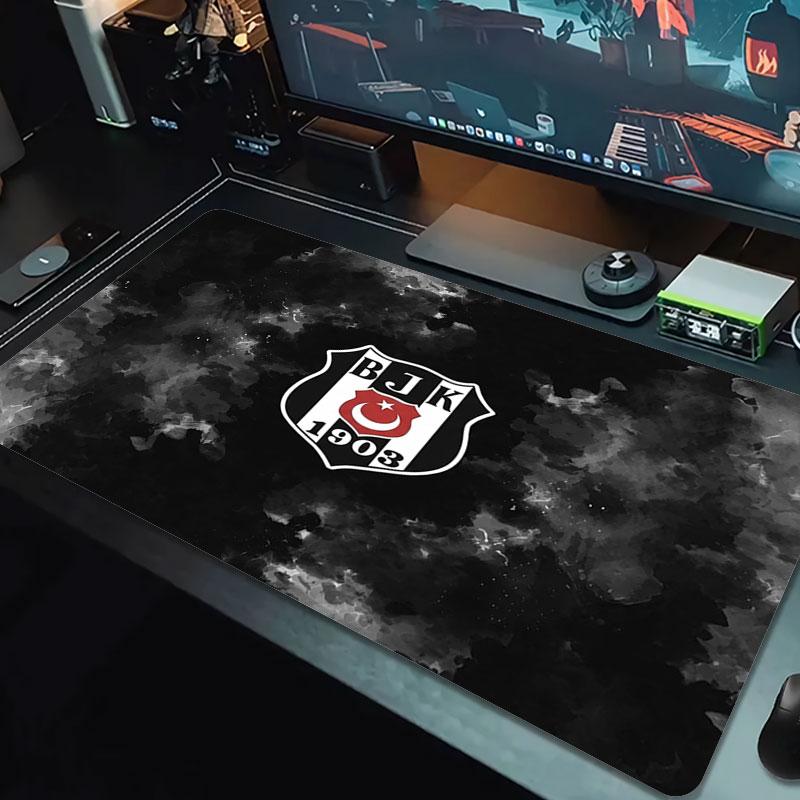 Besiktas Gymnastics Club Large Size Mouse Pad Large Gaming Table Cushion Non-slip Laptop Tablet Big Mousepad XXL Mat Mini PC Playmat With Lock Edge