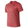 New Balance Core Heather Short Sleeve REP Size and Breathable T-Shirt (MT81952), Men's (Team Red), XL, Quick-Drying, Breathable,