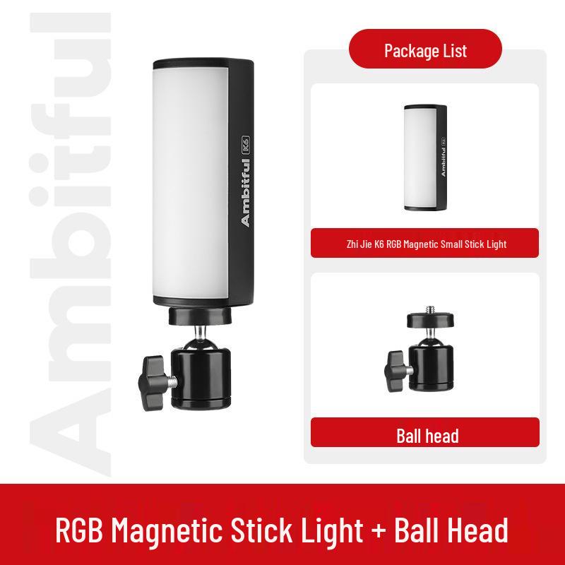 Ambitful K6 Magnetisches Mini-RGB-Softlicht für Videoaufnahmen