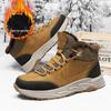 Zhenzhanhu Men's High-Top Winter Warm Hiking Boots