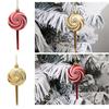 Christmas Tree Decorations Candy Ornaments Pack of 4 Lollipop Hanging Ornaments for Festivals