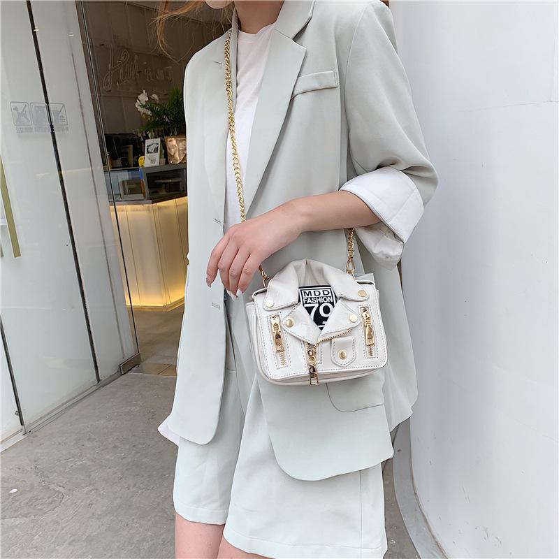 Женская модная сумка SCIONE из искусственной кожи 18cm*6cm*16cm серебряный — фото 4