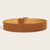 Trendy Suede Leather Wide Belt Maillard Styles Business Waist Strap Pin Buckle Waistband  Gifts