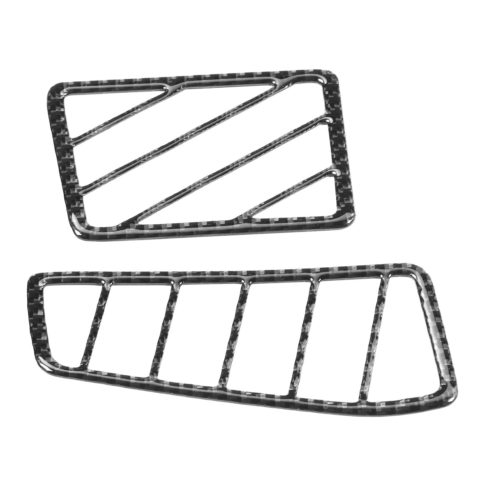 

2pcs Carbon Fiber Side Air Outlet Trim Interior Fit for Dodge Challenger 2008‑2014 LHD