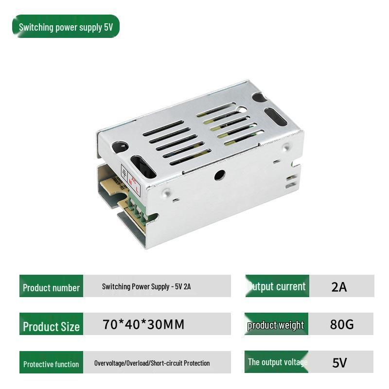 5V DC 400W Switching Power Supply for LED Strips and Monitoring (5A/10A/20A)
