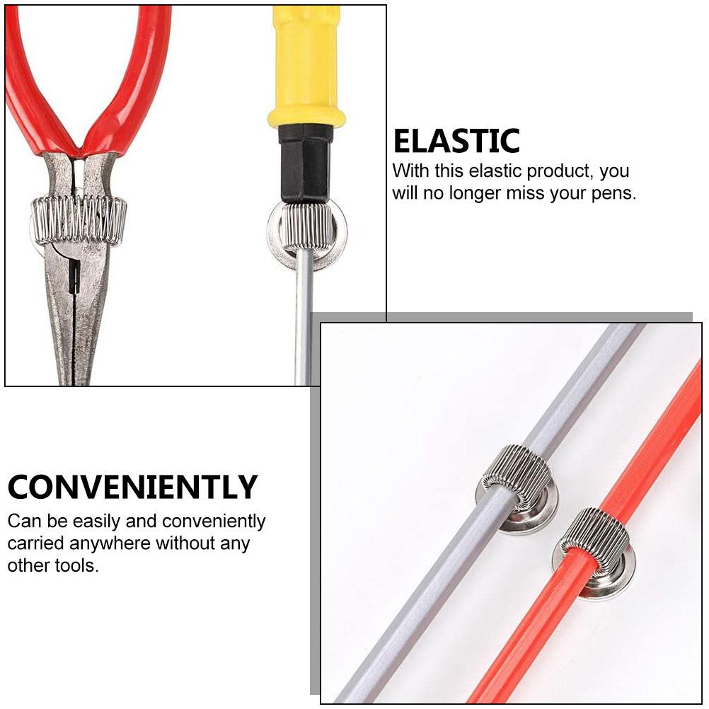 5 Pcs Metall Stift Clip Kleine Quellen Bleistift Halter Zubehör Professionelle Eisen Tragen-beständig Krankenschwester