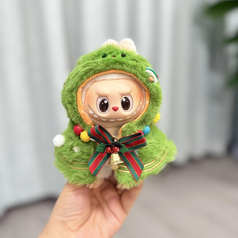 The First, Second and Third Generations of Christmas Baby Clothes Wear 17cm Pendants, and The Clothes Sit with Colored Beads Christmas Set.