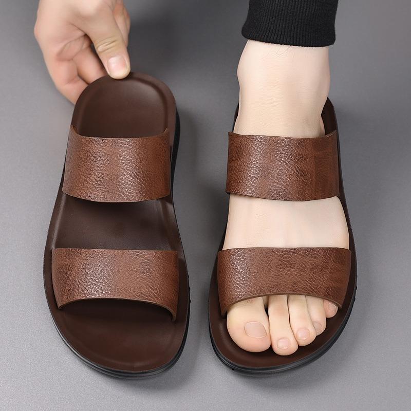 Slippers Men's Summer New Men's Soft-soled Casual Beach Shoes Trendy Sandals