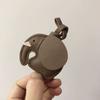 Genuine Leather Keychain Pendant Cute Gray Elephant Bag Gift Creative Decoration