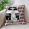 Initial D Fujiwara Tofu Shop Personalized Picture Text Home Decorative Pillows Household Gifts 45x45cm