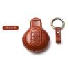 Kožený kryt na klíče od auta pro BMW MINI COOPER S ONE JCW F54 F55 F56 F57 F60 CLUBMAN COUNTRYMAN Držák na dálkový ovladač Shell Keychain