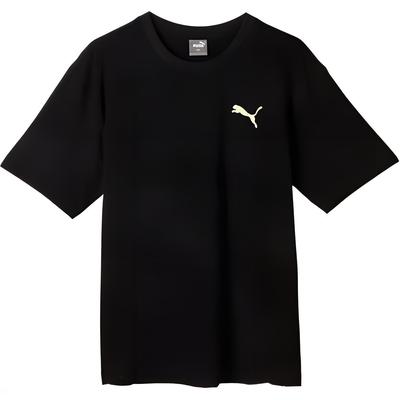 Casual Letter Print Crew Neck Short Sleeve T-Shirt Men Tops Black 631672-01