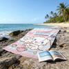 1pc Sanrio6 Beach Towel, Beach and Seaside Swimming Pool Equipment, Fashion Pattern, Rectangular, Travel Essentials