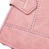 Women Wallet PU Leather Short Small Size Multiple Slots Card Holder Coin Purse for Daily Life Pink